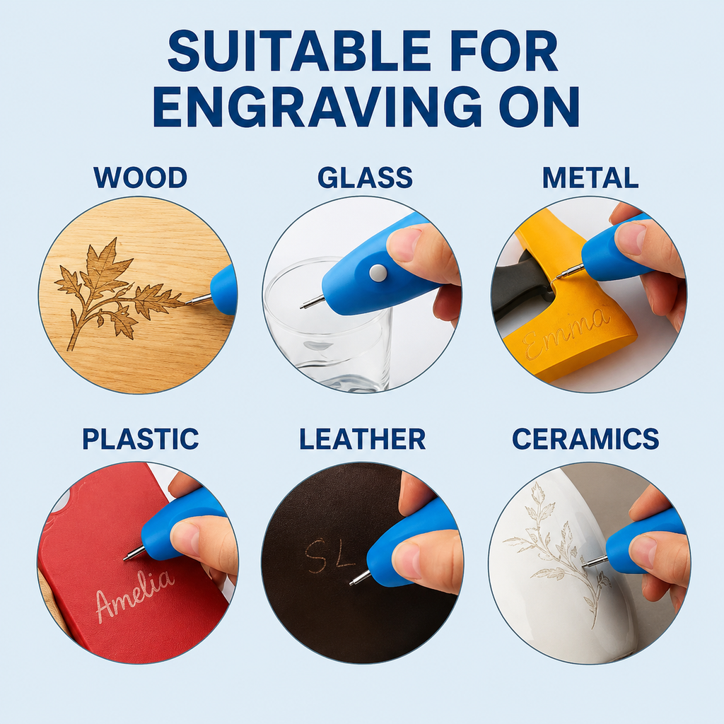 🖊️All Surface Electric Engraving Pen (Extra Tip FREE)