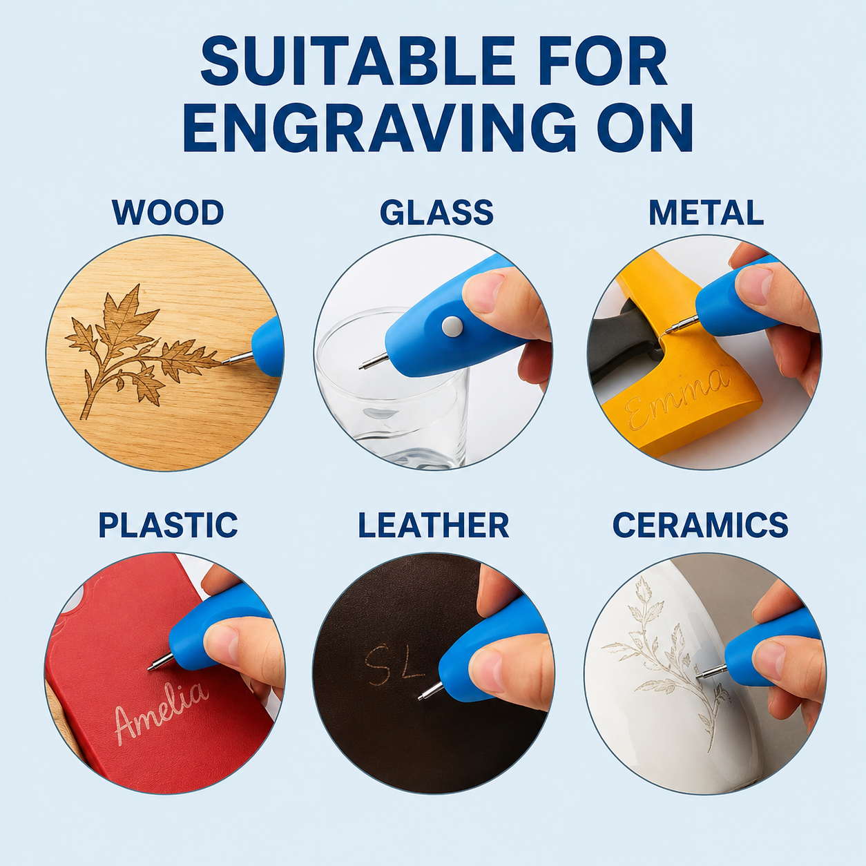 🖊️All Surface Electric Engraving Pen (Extra Tip FREE)