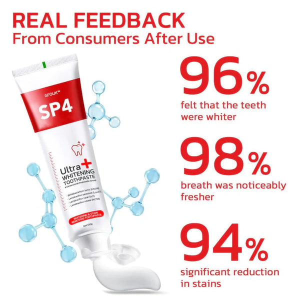 SP4 Ultra Whitening Probiotic Toothpaste (Pack of 2)